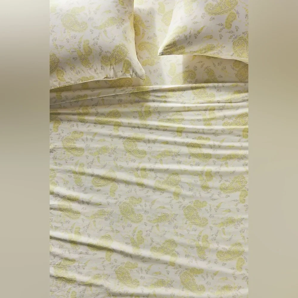 ORGANIC COTTON SATEEN PRINTED Pillow Cases Style No. 45407437AD Canary